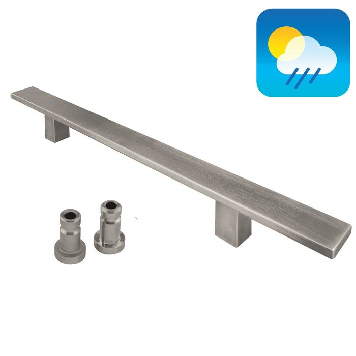 HDD Door handle FLAT 300/500 - Stainless steel - blind mounting