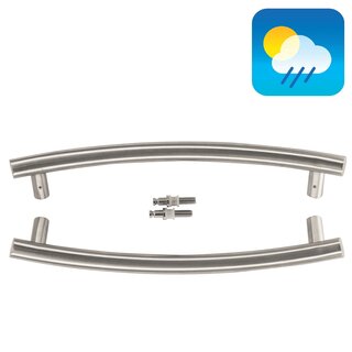 HDD Door handle GT 25/350/420 - stainless steel - pair for glass