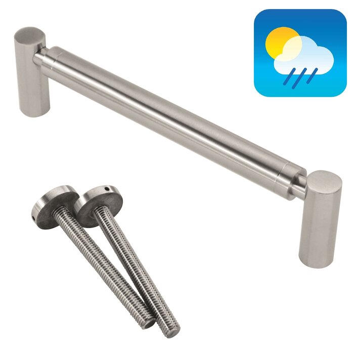 HDD Door handle JUPITER - stainless steel - continuous mounting