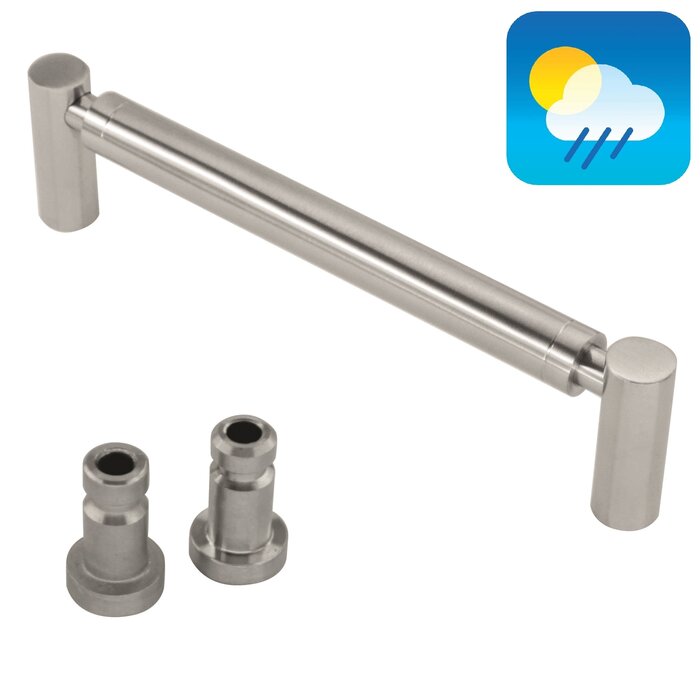 HDD Door handle JUPITER - Stainless steel - blind mounting