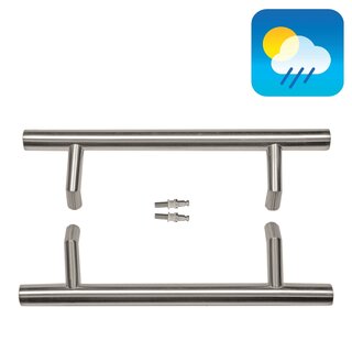 HDD Door handle STCOT 32/300/460 - stainless steel - pair for glass