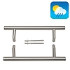 HDD Door handle STCOT 32/300/460 - stainless steel - pair for door thickness >3 CM