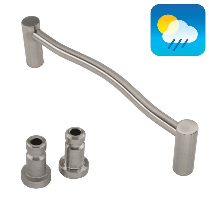 HDD Door handle VENUS - stainless steel - blind mounting