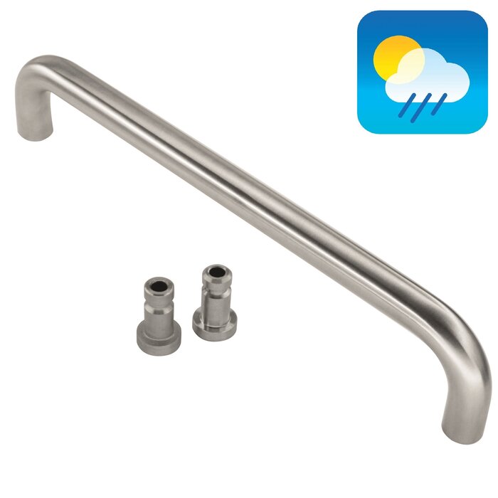 HDD Door handle U 20/300 - stainless steel - blind mounting