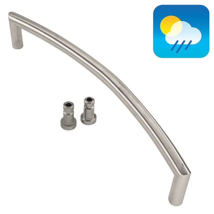 HDD Door handle UGG 20/400 - stainless steel - blind mounting