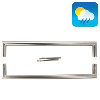 HDD Stainless steel door handles "UGG" U 20/400 - pair for door thickness > 3cm