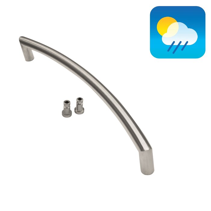 HDD Door handle UGG 32/650 - stainless steel - blind mounting