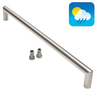 HDD Door handle URG 25/650 - Stainless steel - concealed mounting