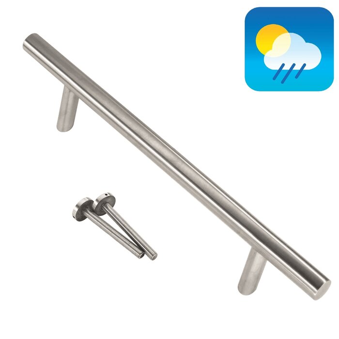 HDD Stainless steel door handle ST 25/300/460 - through mounting