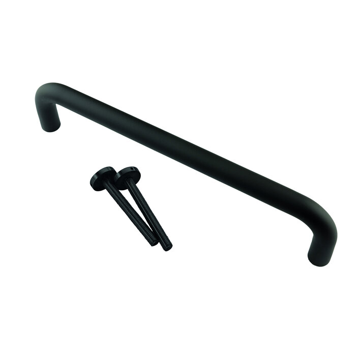 HDD Door handle U 20/300 - black - continuous mounting