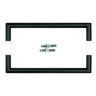 HDD Türgriff URG 20/300 - schwarz - Paar für Glas