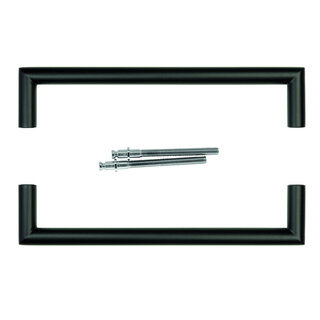 HDD Door handle URG 20/300 - black - pair for door thickness >3 CM
