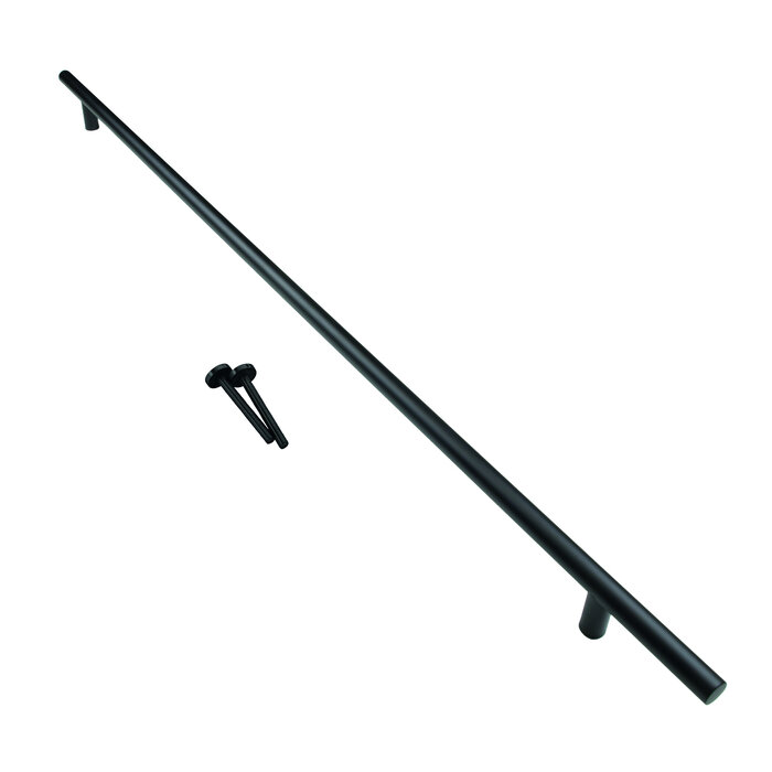 HDD Deurgreep T 20/1000/1200 -zwart - doorgaande bevestiging