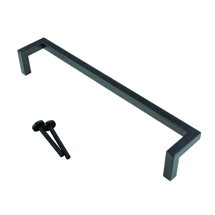 HDD Deurgreep SQUARE D 20/500 -zwart - doorgaande bevestiging