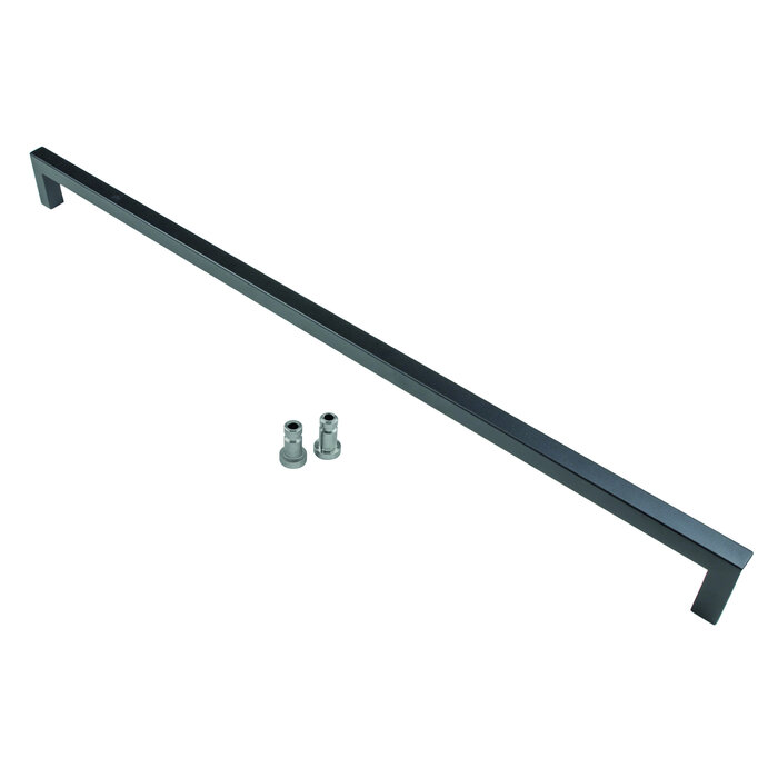 HDD Door handle CUBICA 20/1000 - black - blind mounting