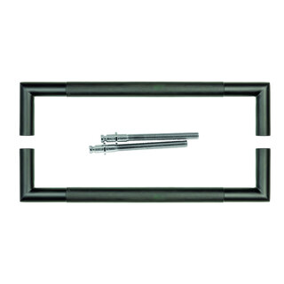 HDD Poignée de porte HASHTAG 20/300 - noir - paire pour épaisseur de porte >3 CM