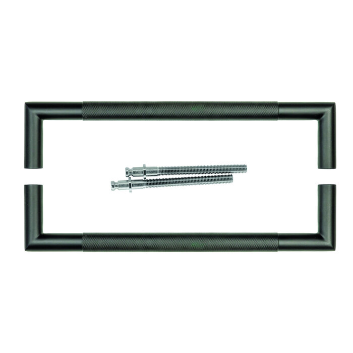 HDD Poignée de porte HASHTAG 20/300 - noir - paire pour épaisseur de porte >30 mm