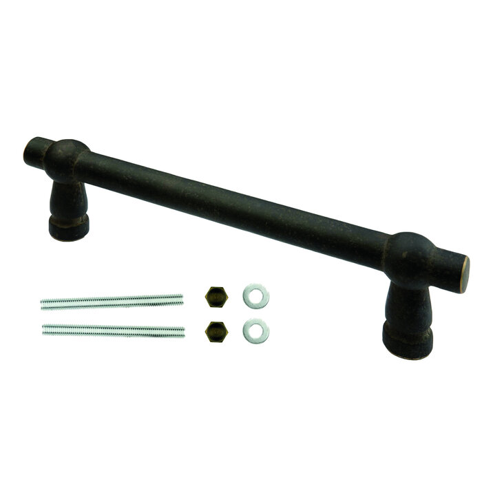 HDD Door handle PETRA 200mm - Old Brass - continuous mounting