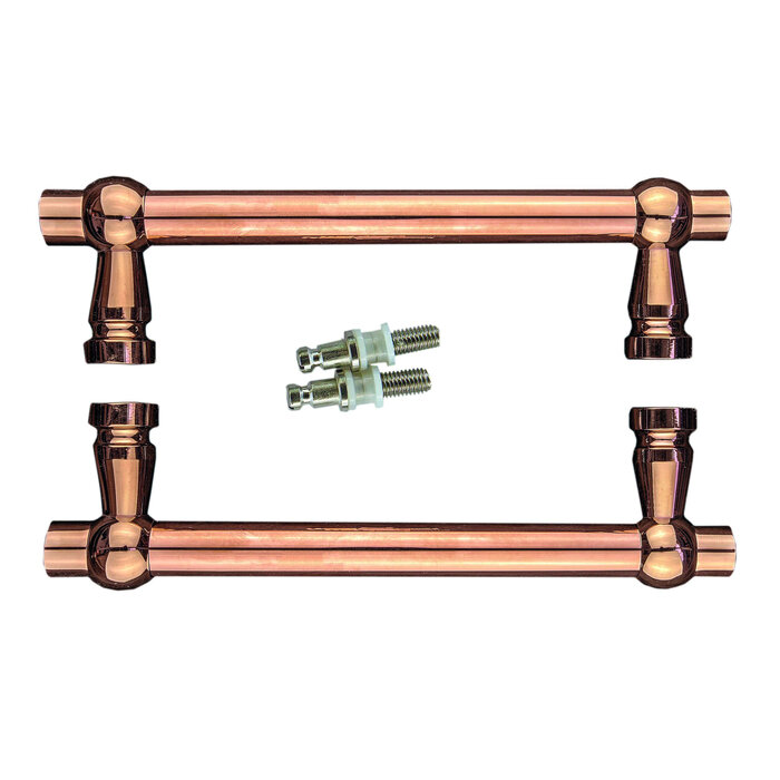 HDD Türgriff PETRA 200mm - Rosa - Paar für Glastür