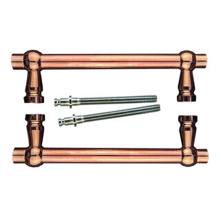 HDD Poignée de porte PETRA 200mm - Rosa - paire pour épaisseur de porte >3CM