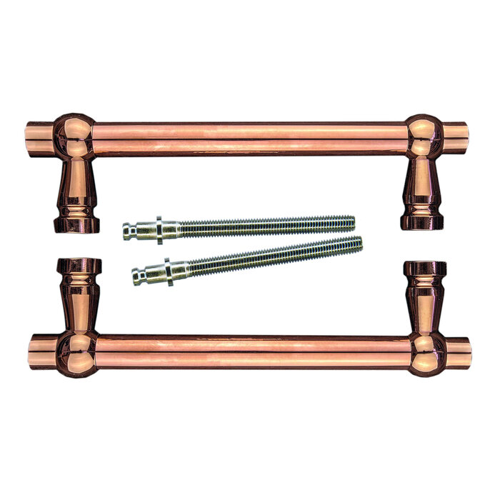 HDD Poignée de porte PETRA 200mm - Rosa - paire pour épaisseur de porte >3CM