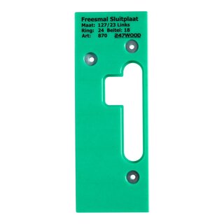 247WOOD Gabarit de fraisage 247WOOD gâche 127x23 gauche