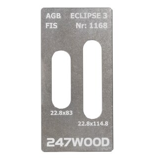 247WOOD 247WOOD inlegplaat AGB ECLIPSE 3.0 115x23