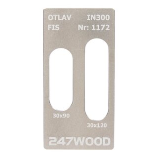 247WOOD Plaque d'insertion 247WOOD Otlav-Ivana IN300 120x30