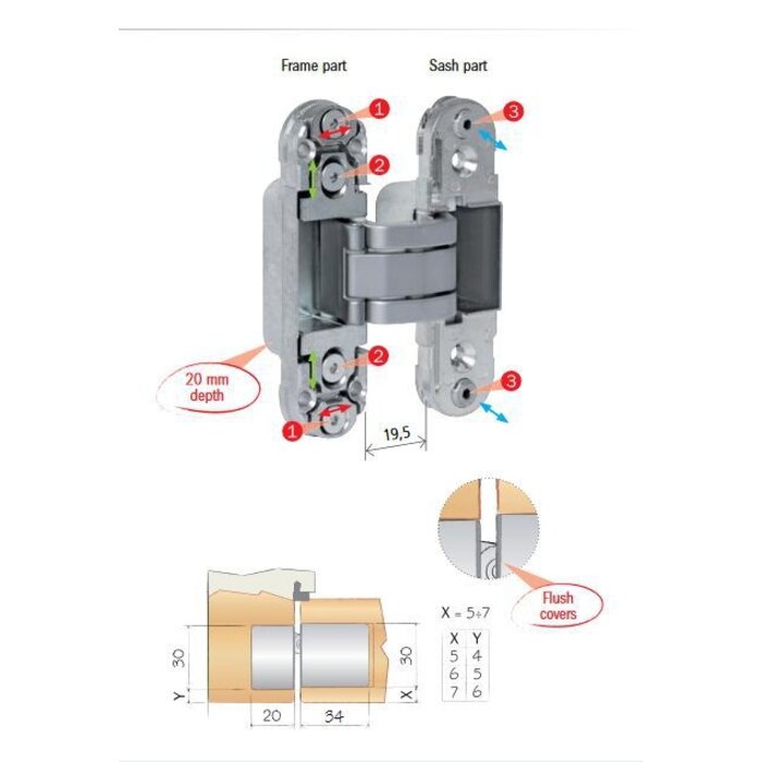 247WOOD Einlegeplatte AGB ECLIPSE 2.0 110x30 - 247WOOD