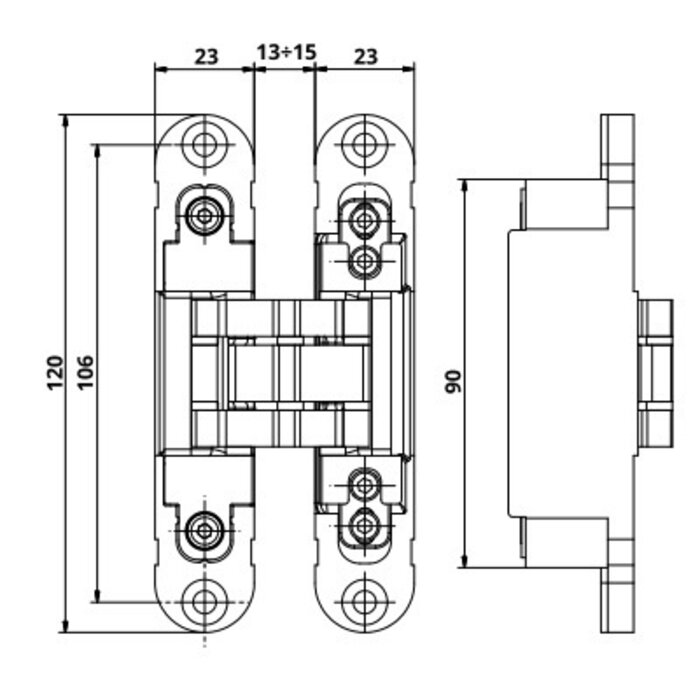 247WOOD Insert plate Otlav IN230 120x23 - 247WOOD