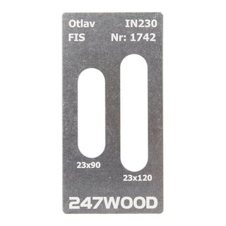 247WOOD Plaque d'insertion 247WOOD Otlav IN230 120x23