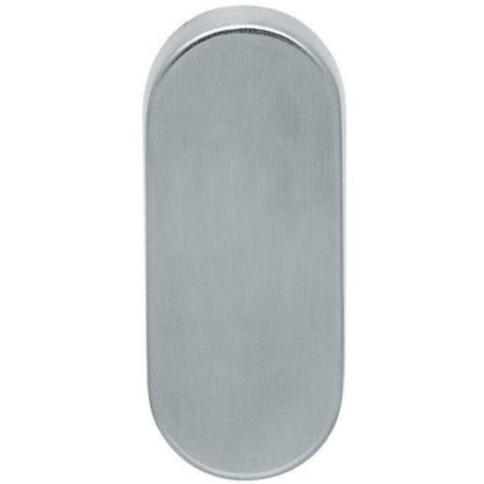 Artitec Blind rosette oval 12mm stainless steel matt
