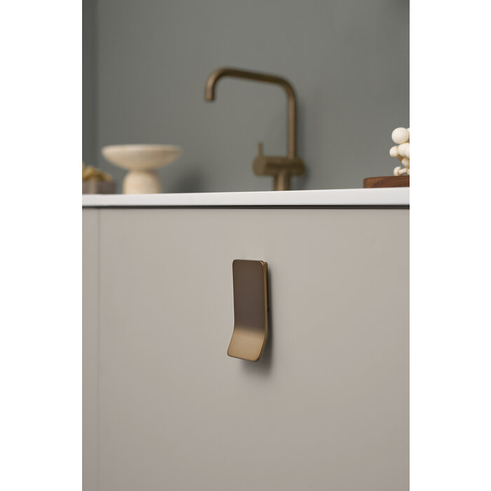 Furnipart Furnipart meubelgrepen LEAF - geborsteld messing