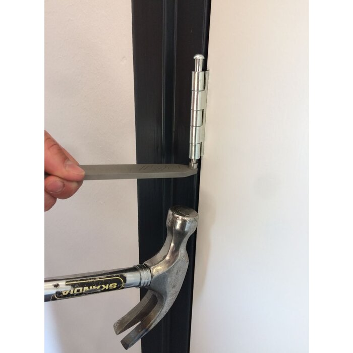 Hinge dowel for removing the hinge pin