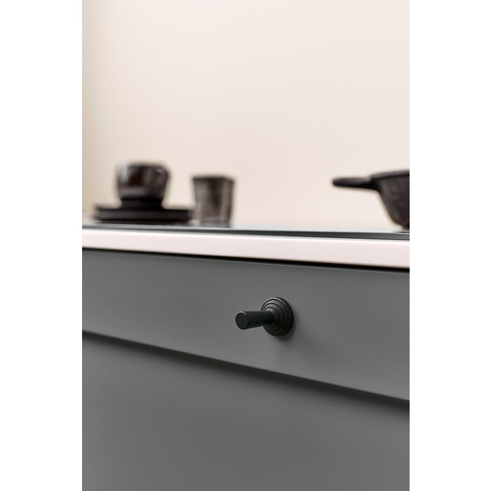 Furnipart Bouton de meuble Furnipart MOTION - Fonte noir mat