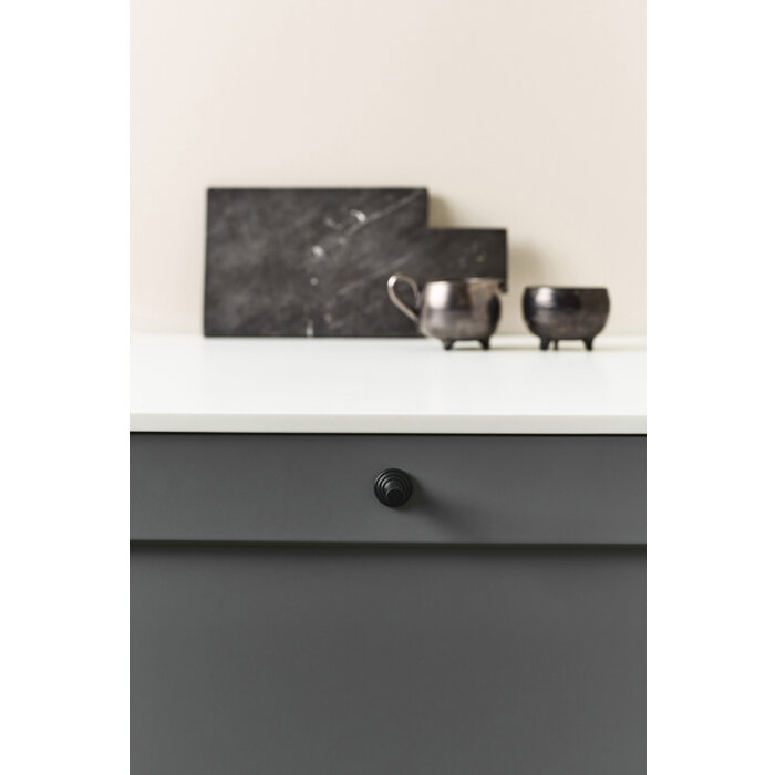 Furnipart Furnipart meubelknop MOTION - Gietijzer mat zwart