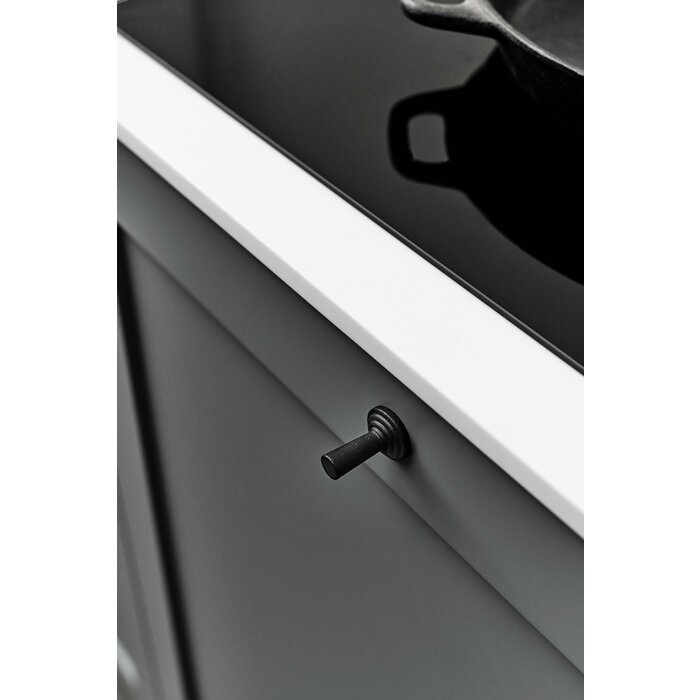 Furnipart Bouton de meuble Furnipart MOTION - Fonte noir mat