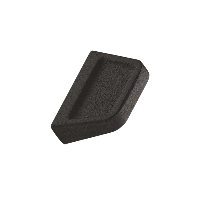 Furnipart Furnipart furniture knob PAGODA - Cast iron matt black