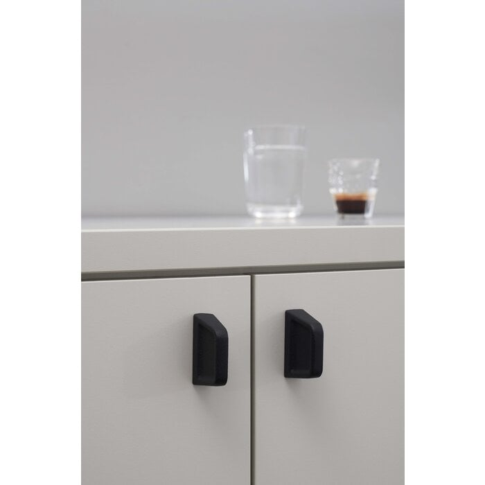 Furnipart Furnipart meubelknop PAGODA - Gietijzer mat zwart