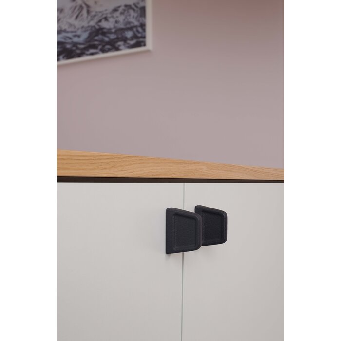 Furnipart Furnipart meubelknop PAGODA - Gietijzer mat zwart