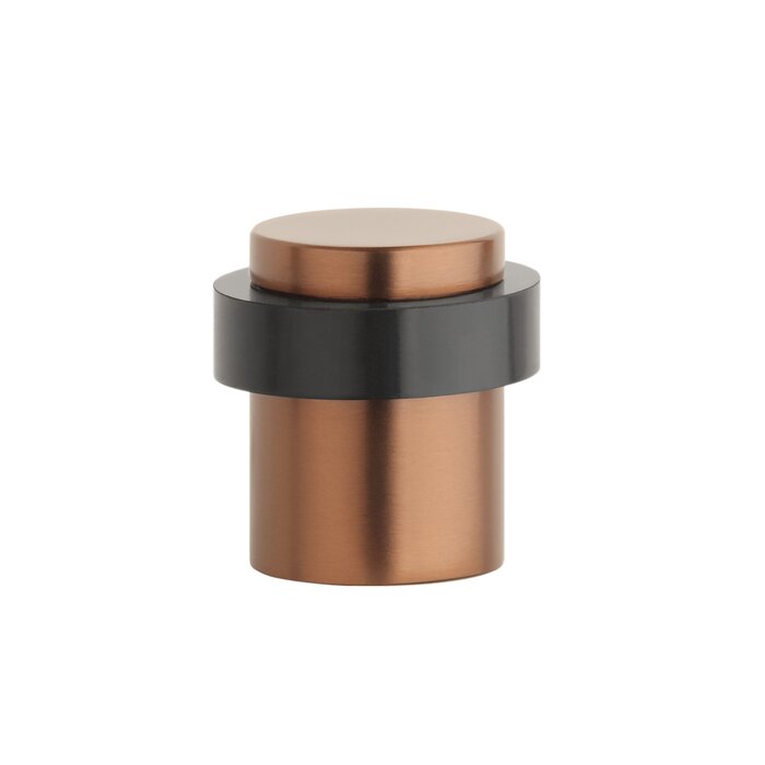 STERK Copper-colored door stop 1718 - for floor mounting Ø38x40 mm