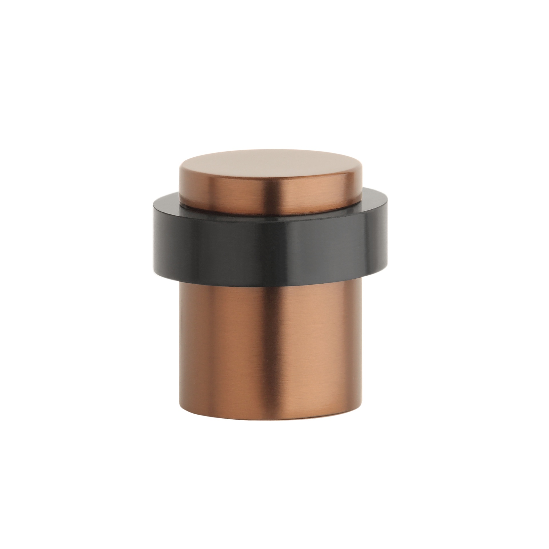 STERK Copper-colored door stop 1718 - for floor mounting Ø38x40 mm
