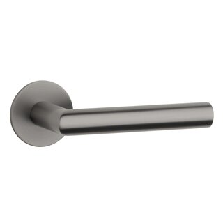 STERK Deurklinken OVAL 1750 - Ultra dun 3 mm - Ø22mm - Basaltgrijs PVD