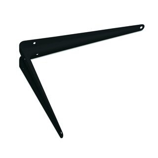 Dulimex Black shelf support 345x280 mm steel