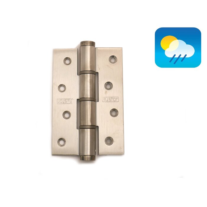 Dulimex Door spring hinge 120/30 single-acting - stainless steel - 2 pieces