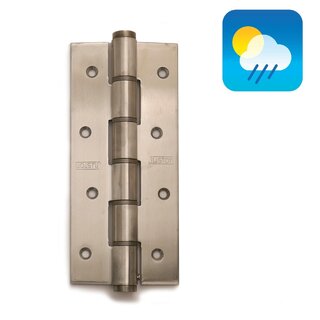 Dulimex 2 Charnières à ressort de porte 180/30 simple effet - inox