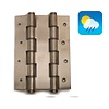 Dulimex 2 Door spring hinges 180/40 double-acting - stainless steel