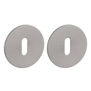 STERK Schlüsselplatten OVAL 1710 – Ultradünn 3 mm – Basaltgraues PVD