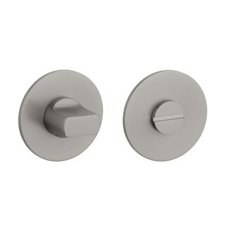 STERK Ultradünne WC-Garnitur OVAL 1712 - 3 mm - Basaltgrau PVD