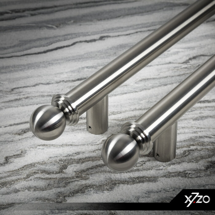 X7.ZO Paar massieve RVS deurgrepen Z42 - Ø40mm